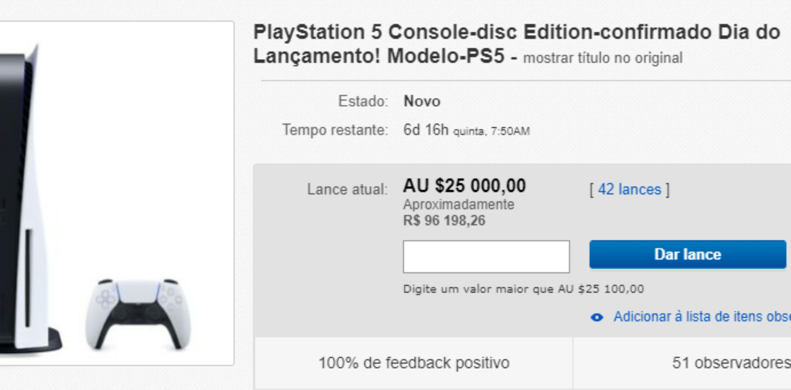Playstation 5 some no varejo e preço dobra em lojas desconhecidas no  marketplace, Brasil e Política